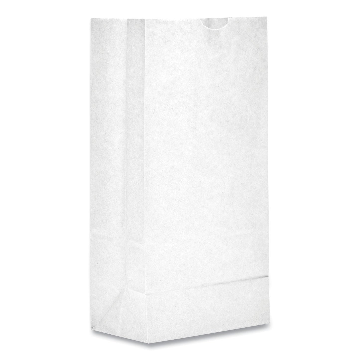 General Grocery Paper Bags, 35 lb Capacity, #6, 6" x 3.63" x 11.06", White, 500 Bags