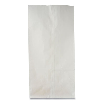 General Grocery Paper Bags, 35 lb Capacity, #10, 6.31" x 4.19" x 13.38", White, 500 Bags