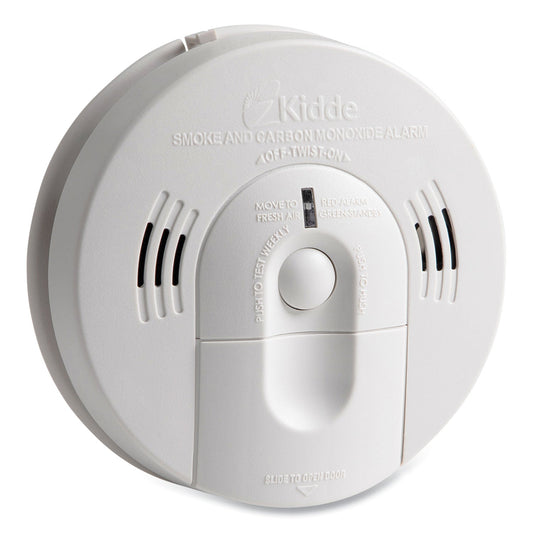 Kidde Night Hawk Combination Smoke/CO Alarm with Voice/Alarm Warning, (3) AA Batteries