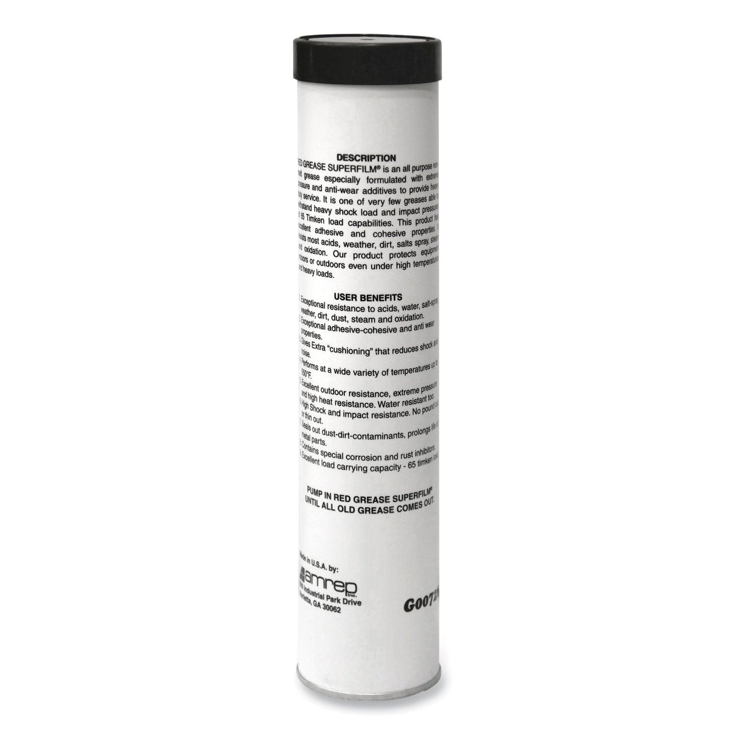 Misty NLGI #2 Red Grease, 14 oz Tube, 48/Carton