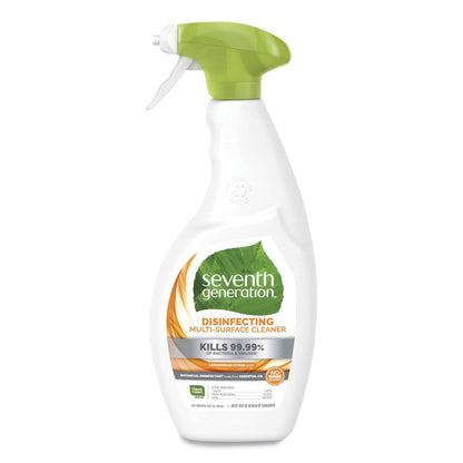 Seventh Generation Botanical Disinfecting Multi-Surface Cleaner, 26 oz Spray Bottle, 8/Carton