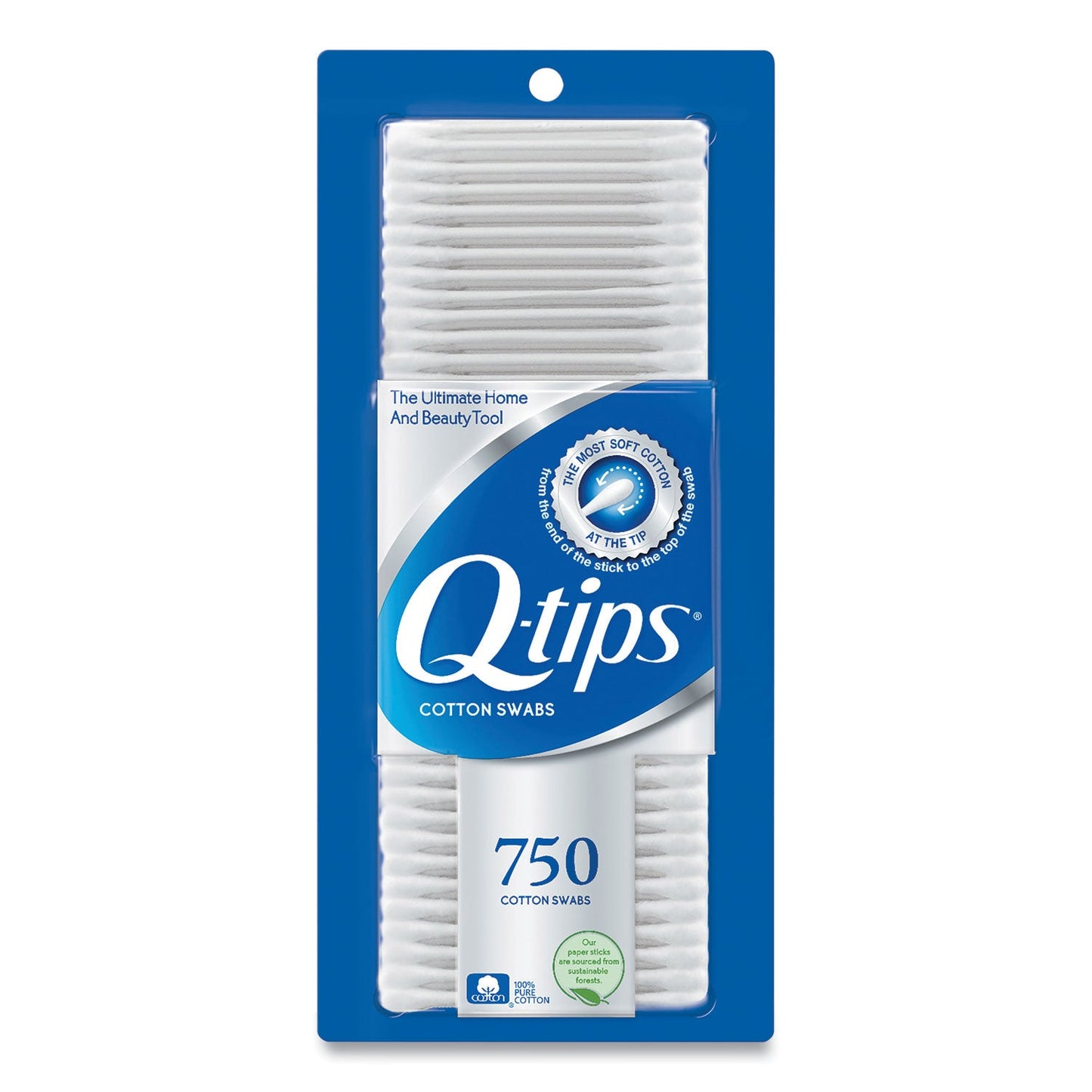 Q-tips Cotton Swabs, 750/Pack