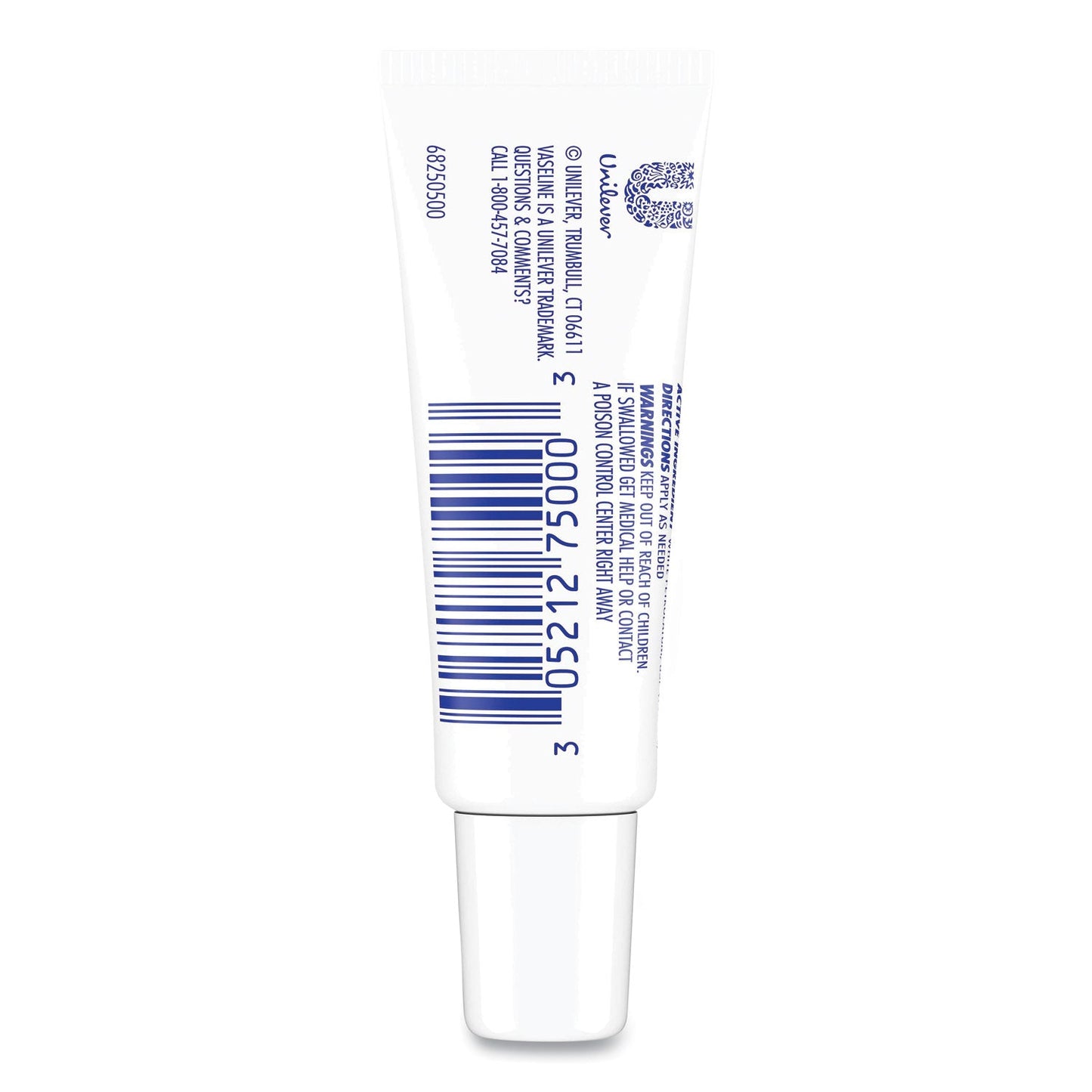 Vaseline Lip Therapy Advanced Lip Balm, Original, 0.35 oz Tube, 72/Carton