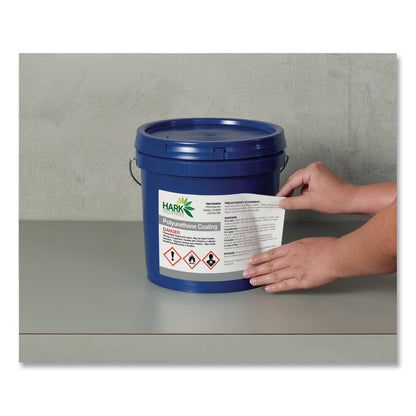 Avery UltraDuty GHS Chemical Waterproof and UV Resistant Labels, 4.75 x 7.75, White, 2/Sheet, 50 Sheets/Pack