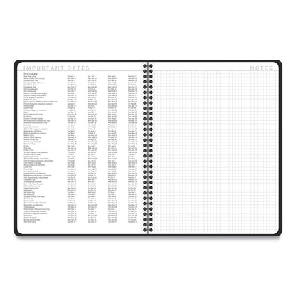 AT-A-GLANCE Contemporary Lite Weekly/Monthly Planner, 11 x 8.25, Black Cover, 12-Month (Jan to Dec): 2023