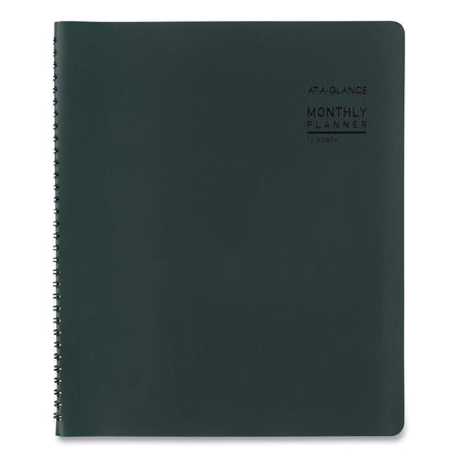 AT-A-GLANCE Contemporary Monthly Planner, 11 x 9, Forest Green Cover, 12-Month (Jan to Dec): 2023