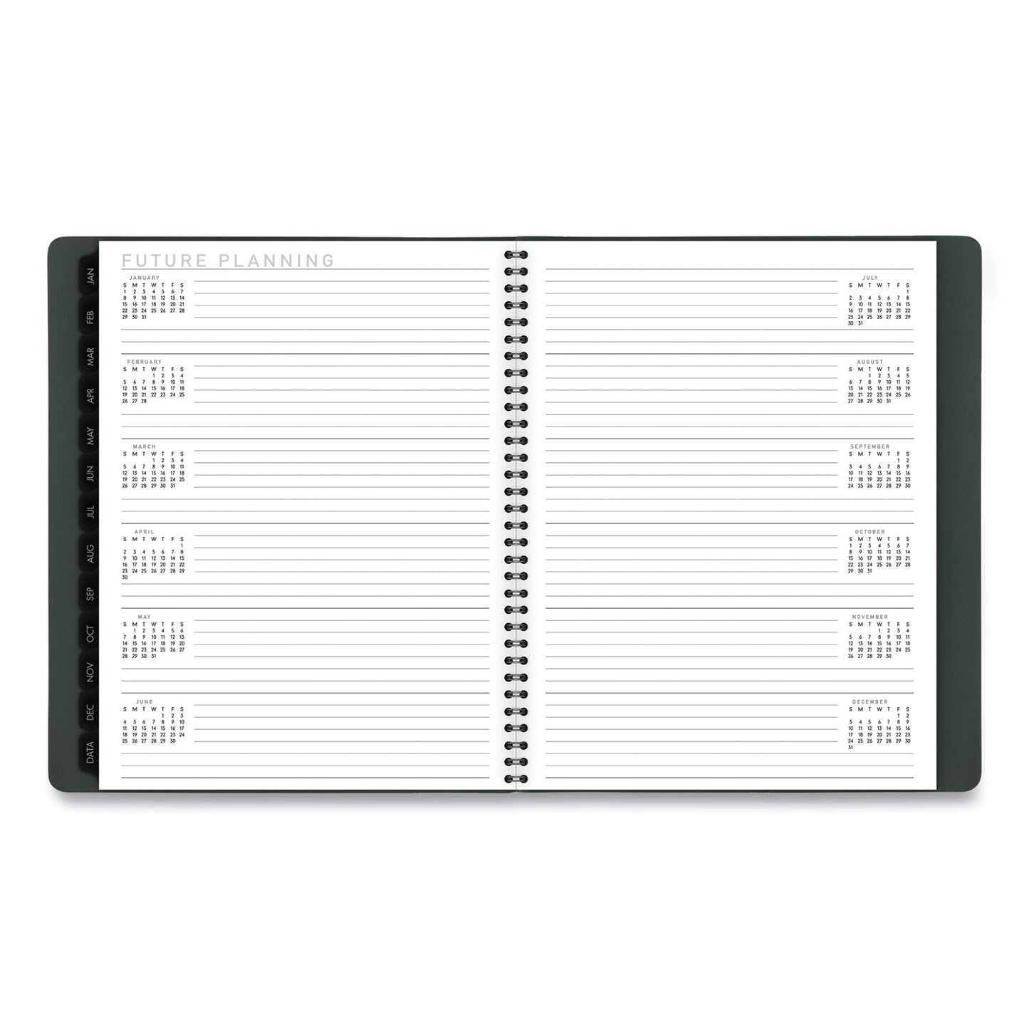 AT-A-GLANCE Contemporary Weekly/Monthly Planner, 11 x 8.25, Forest Green Cover, 12-Month (Jan to Dec): 2023
