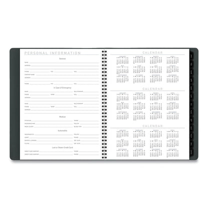 AT-A-GLANCE Contemporary Weekly/Monthly Planner, 11 x 8.25, Forest Green Cover, 12-Month (Jan to Dec): 2023