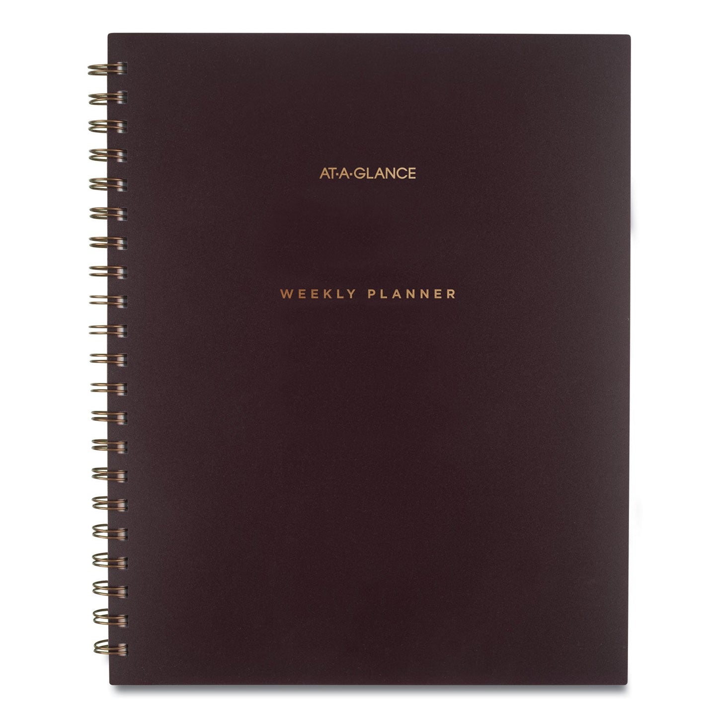 AT-A-GLANCE Signature Lite Weekly/Monthly Planner, 11 x 8.5, Maroon Cover, 12-Month (Jan to Dec): 2023