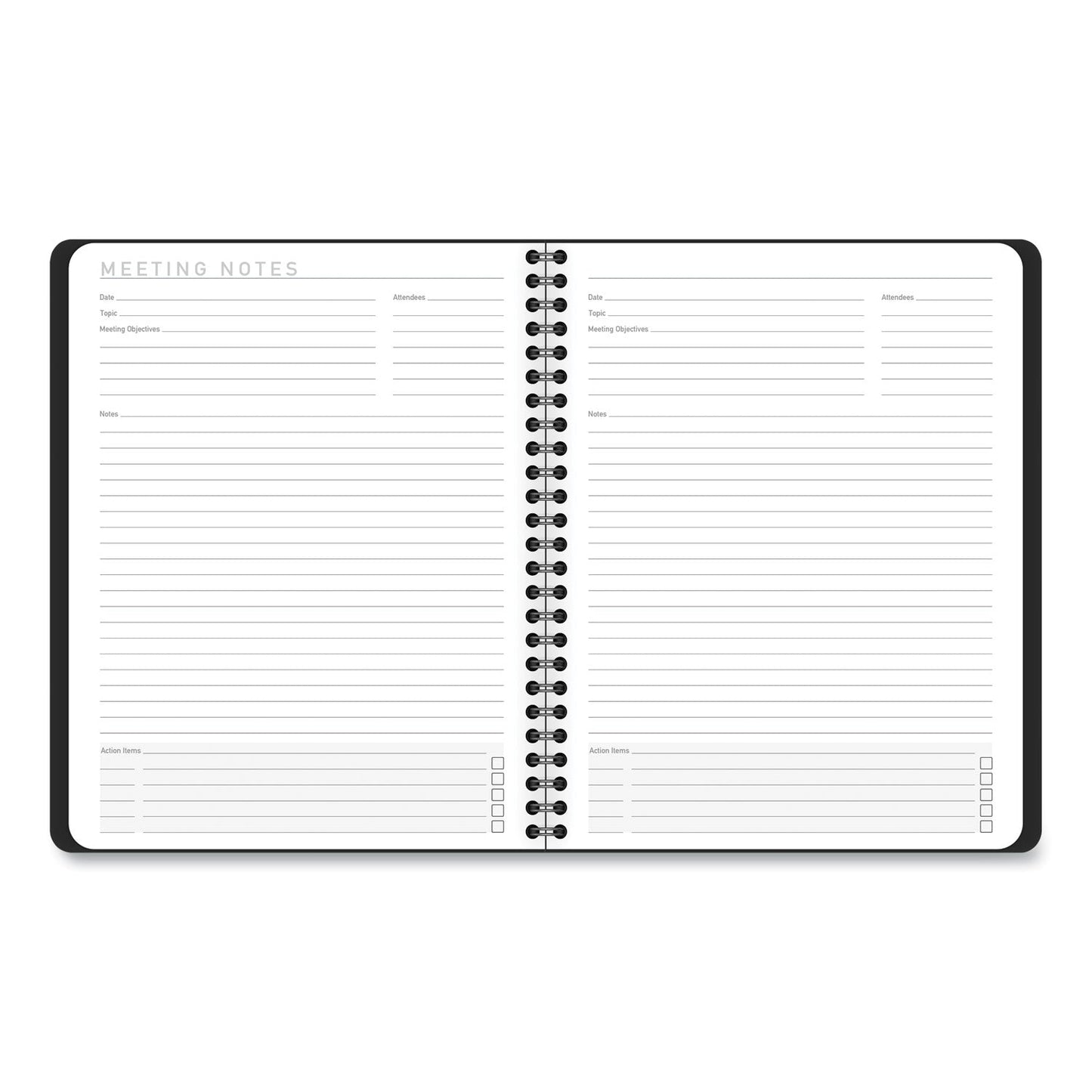 AT-A-GLANCE Contemporary Lite Weekly/Monthly Planner, 8.75 x 7, Black Cover, 12-Month (Jan to Dec): 2023