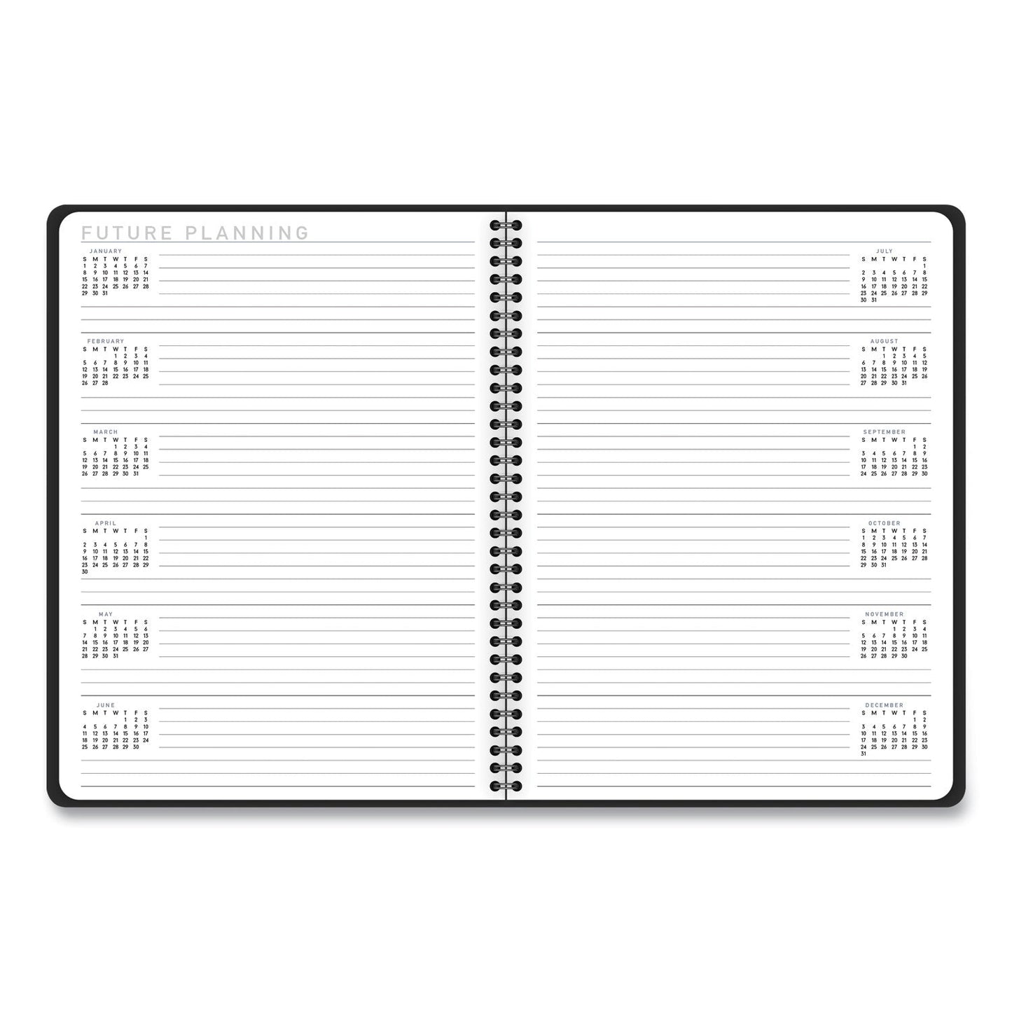 AT-A-GLANCE Contemporary Lite Weekly/Monthly Planner, 11 x 8.25, Black Cover, 12-Month (Jan to Dec): 2023