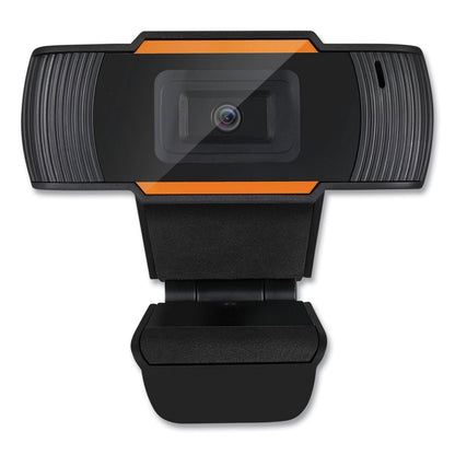 Adesso CyberTrack H2 480P Webcam with Microphone 300K, 1280 pixels x 720 pixels, 0.3 Mpixels, Black