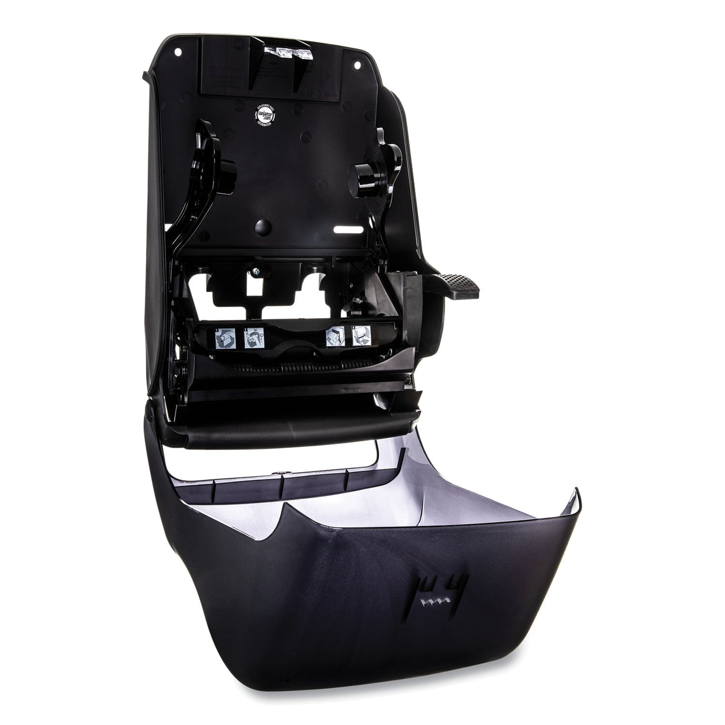 San Jamar Lever Roll Towel Dispenser, Oceans, 12.94 x 9.25 x 16.5, Black Pearl