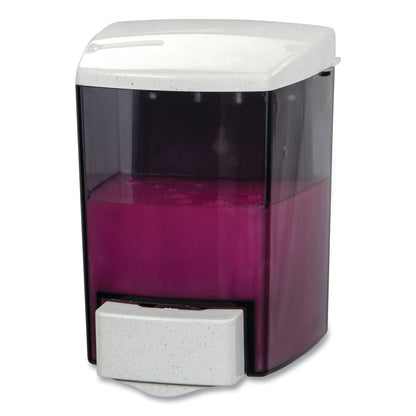 San Jamar Oceans Soap and Hand Sanitizer Dispenser, 30 oz, 4.13 x 4.25 x 6.13, Black