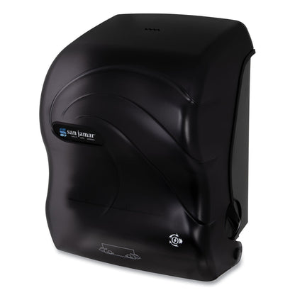San Jamar Simplicity Mechanical Roll Dispenser, 12.38 x 9.5 x 14.63, Black Pearl