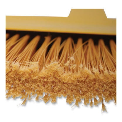 Boardwalk Angler Broom, 53" Handle, Yellow, 12/Carton