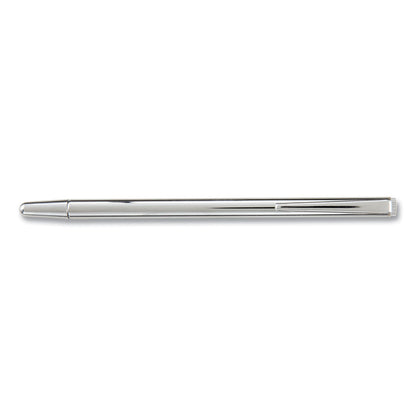 Apollo Slimline Pen-Size Pocket Pointer with Clip, Extends to 24.5", Silver