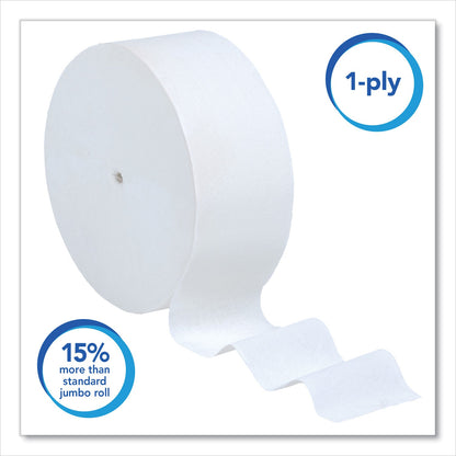 Scott Essential Coreless JRT, Septic Safe, 1-Ply, White, 3.75 x 2,300 ft, 12 Rolls/Carton