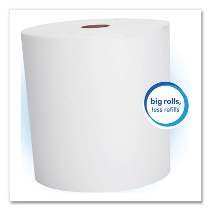 Scott Essential High Capacity Hard Roll Towels for Business, Absorbency Pockets, 1.5" Core, 8" x 1,000 ft, White, 12 Rolls/Carton