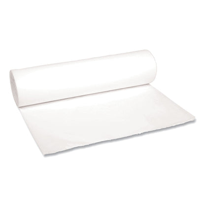 Boardwalk Low-Density Waste Can Liners, 56 gal, 0.6 mil, 43" x 47", White, 100/Carton