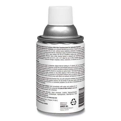 TimeMist Premium Metered Air Freshener Refill, Bamboo and Green Tea 6.6 oz Aerosol Spray, 12/Carton