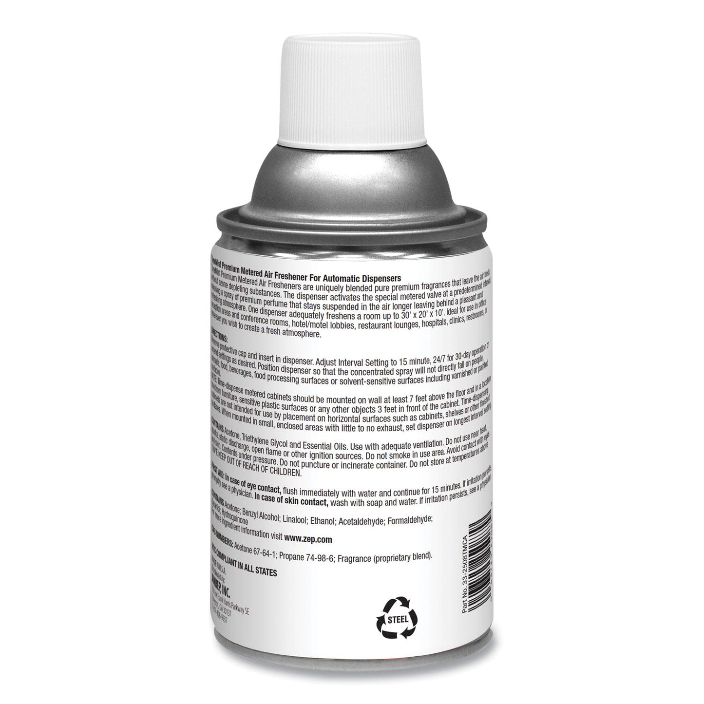 TimeMist Premium Metered Air Freshener Refill, Country Garden, 6.6 oz Aerosol Spray, 12/Carton
