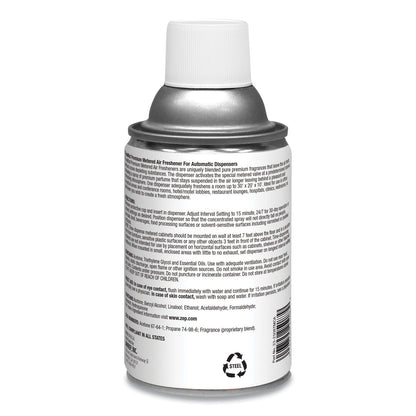 TimeMist Premium Metered Air Freshener Refill, Citrus, 6.6 oz Aerosol Spray, 12/Carton