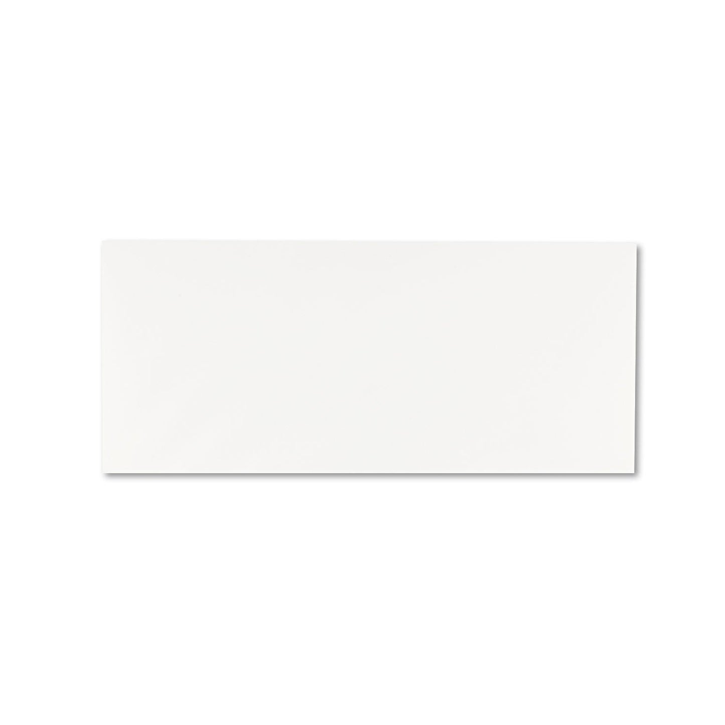Neenah Paper CLASSIC CREST #10 Envelope, Commercial Flap, Gummed Closure, 4.13 x 9.5, Avon Brilliant White, 500/Box