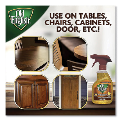 OLD ENGLISH Lemon Oil, Furniture Polish, 12oz, Spray Bottle