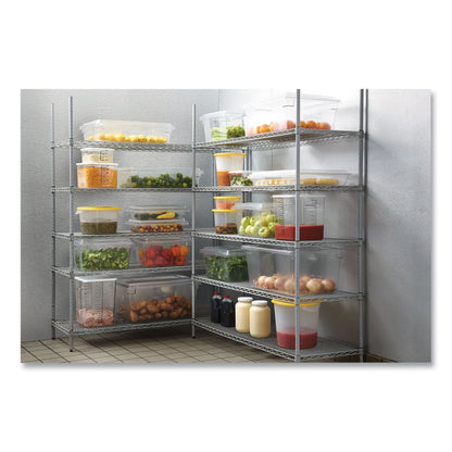 Rubbermaid Food/Tote Boxes, 21.5 gal, 26 x 18 x 15, Clear, Plastic