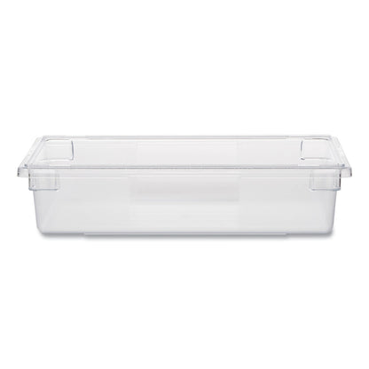 Rubbermaid Food/Tote Boxes, 8.5 gal, 26 x 18 x 6, Clear, Plastic