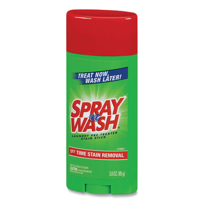 SPRAY ‘n WASH Pre-Treat Stain Stick, White, 3 oz