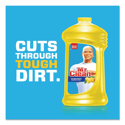 Mr. Clean Multi-Surface Antibacterial Cleaner, Summer Citrus, 28 oz Bottle, 9/Carton