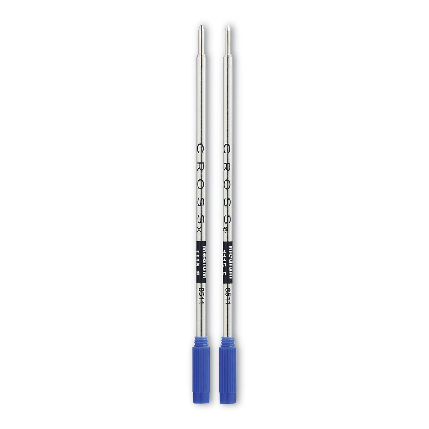 Cross Refills for Cross Ballpoint Pens, Medium Conical Tip, Blue Ink, 2/Pack
