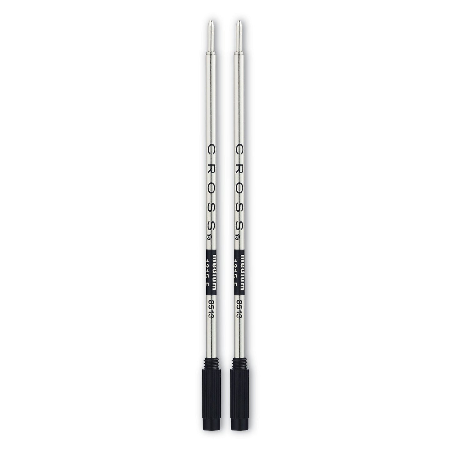 Cross Refills for Cross Ballpoint Pens, Medium Conical Tip, Black Ink, 2/Pack