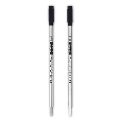 Cross Refills for Cross Ballpoint Pens, Medium Conical Tip, Black Ink, 2/Pack