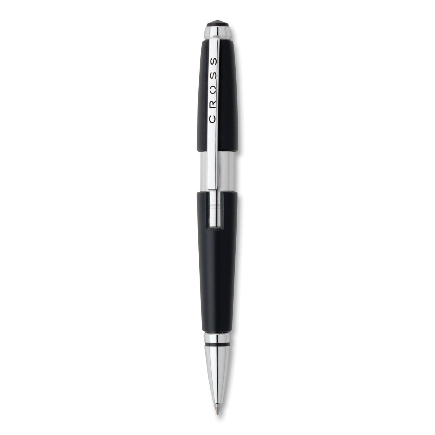 Cross Edge Gel Pen, Retractable, Medium 0.7 mm, Black Ink, Black Barrel