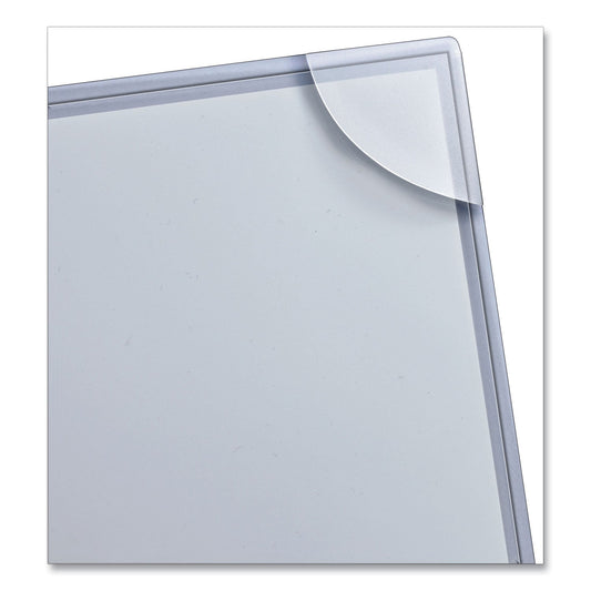 Avery Three-Hole Punched Corner Lock Plastic Sleeves, 9.5 x 11.75, Clear, 4/Pack