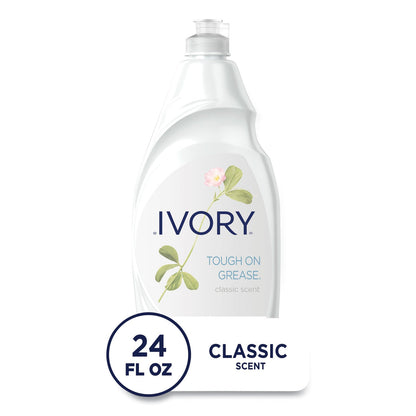 Ivory Dish Detergent, Classic Scent, 24 oz Bottle, 10/Carton