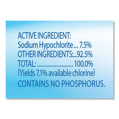 Clorox Regular Bleach with CloroMax Technology, 81 oz Bottle, 6/Carton