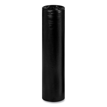 Boardwalk Low Density Repro Can Liners, For Slim Jim Containers, 23 gal, 1 mil, 28" x 45", Black, 15 Bags/Roll, 10 Rolls/Carton