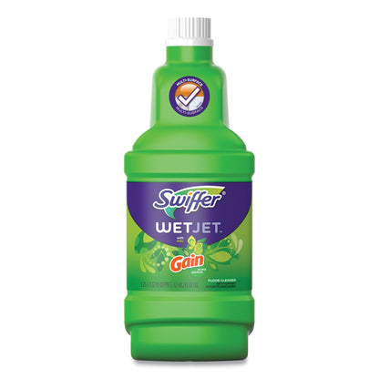 Swiffer WetJet System Cleaning-Solution Refill, Original Scent, 1.25 L Bottle, 4/Carton