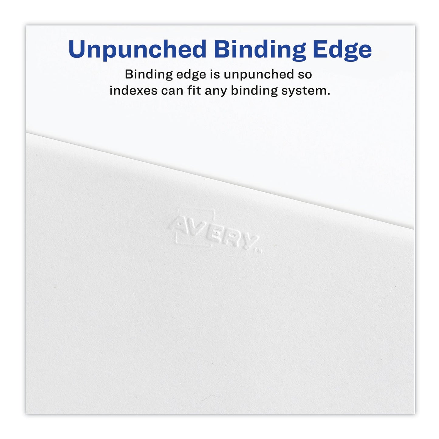Avery Preprinted Legal Exhibit Side Tab Index Dividers, Avery Style, 10-Tab, 52, 11 x 8.5, White, 25/Pack, (1052)