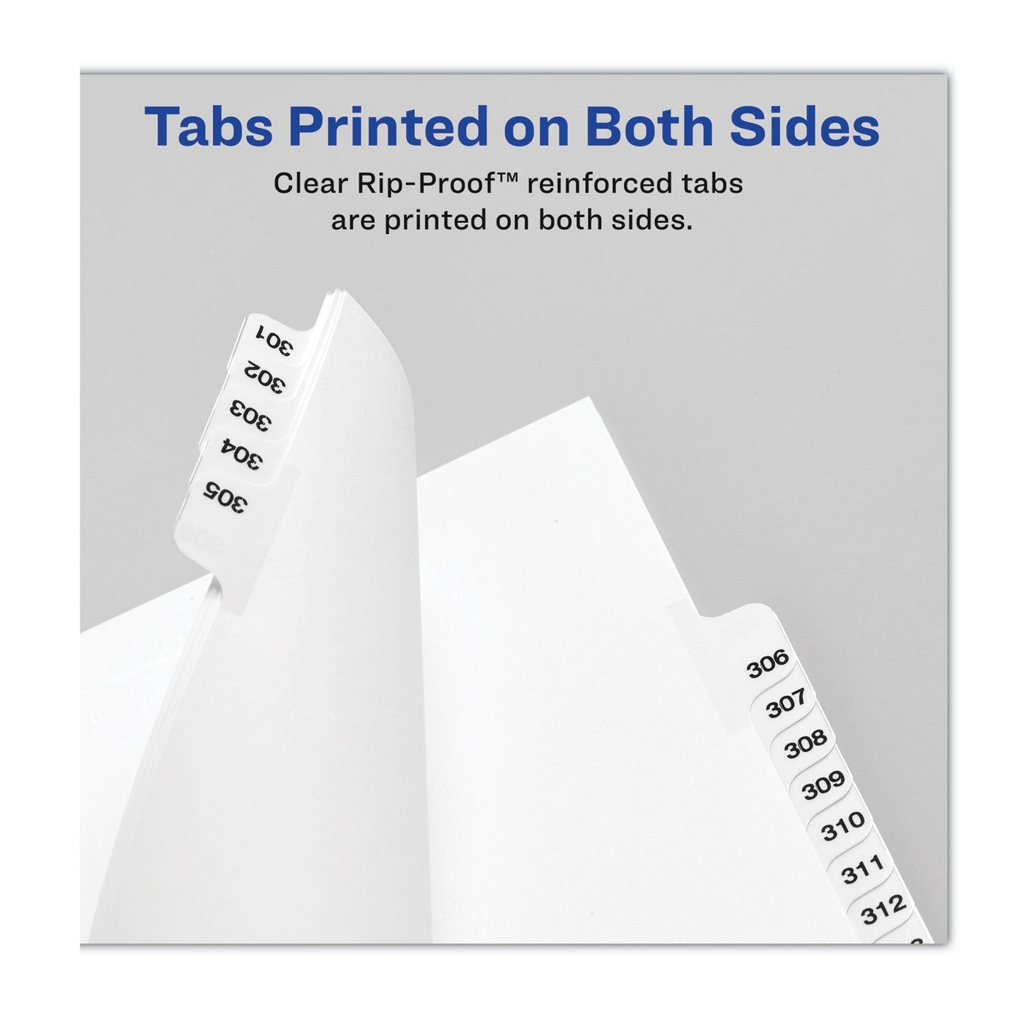 Avery Preprinted Legal Exhibit Side Tab Index Dividers, Avery Style, 10-Tab, 23, 11 x 8.5, White, 25/Pack, (1023)