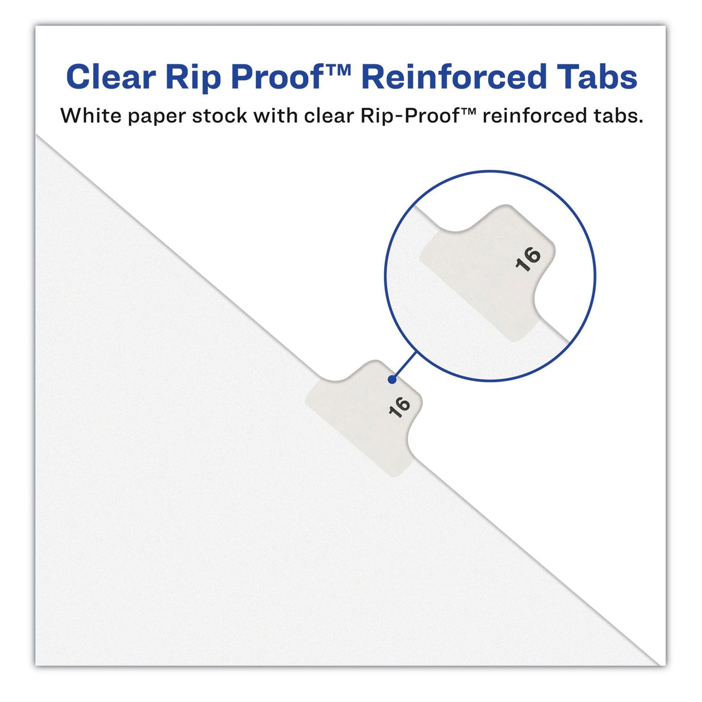 Avery Preprinted Legal Exhibit Side Tab Index Dividers, Avery Style, 10-Tab, 58, 11 x 8.5, White, 25/Pack, (1058)