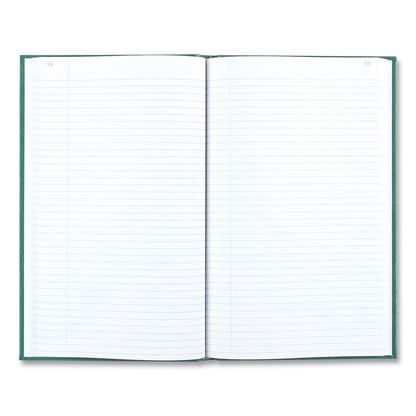 National Emerald Series Account Book, Green Cover, 12.25 x 7.25 Sheets, 300 Sheets/Book