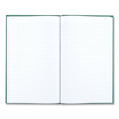 National Emerald Series Account Book, Green Cover, 12.25 x 7.25 Sheets, 150 Sheets/Book