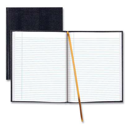 Blueline Executive Notebook, Ribbon Bookmark, 1 Subject, Medium/College Rule, Blue Cover, 11 x 8.5, 75 Sheets