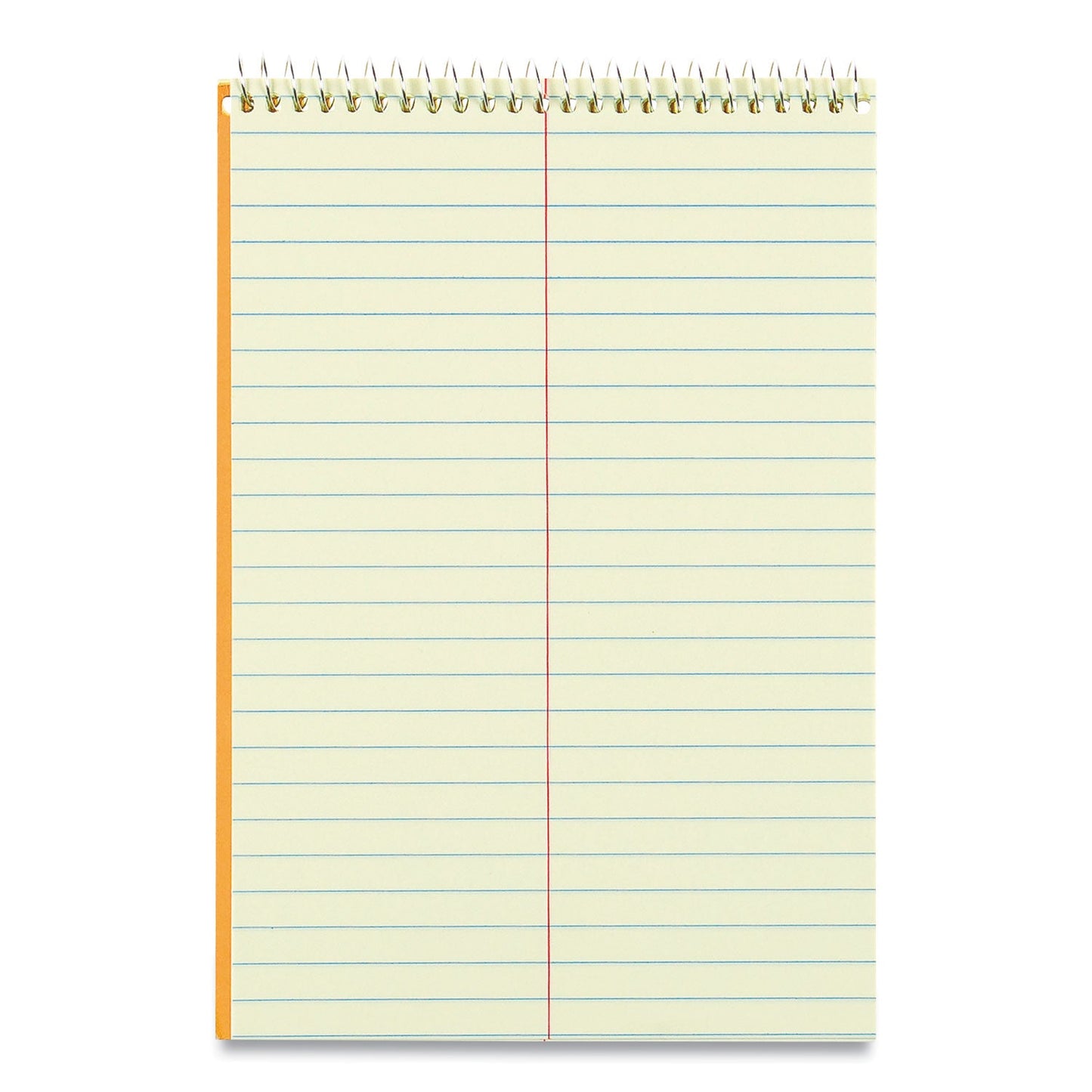 National Standard Spiral Steno Pad, Gregg Rule, Brown Cover, 60 Eye-Ease Green 6 x 9 Sheets