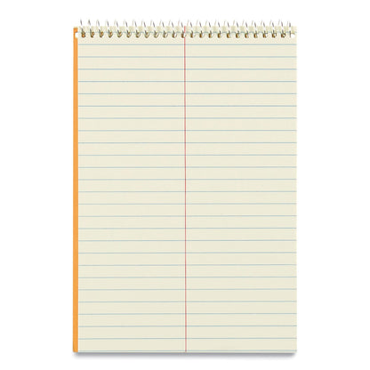 National Standard Spiral Steno Pad, Gregg Rule, Brown Cover, 80 Eye-Ease Green 6 x 9 Sheets